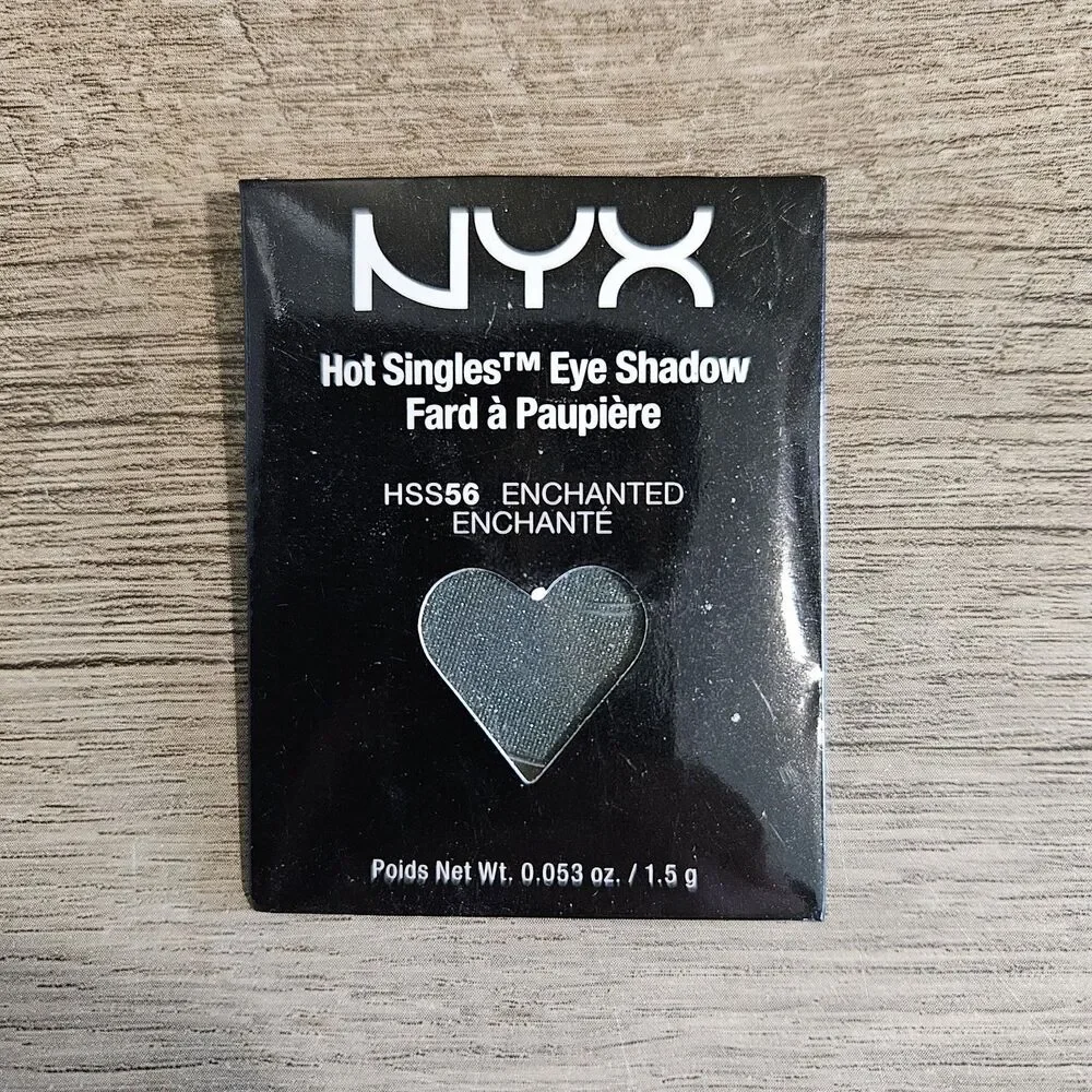 Lot of 3 NYX Hot Singles Eye Shadow Refills - HSS56 Enchanted Green NEW